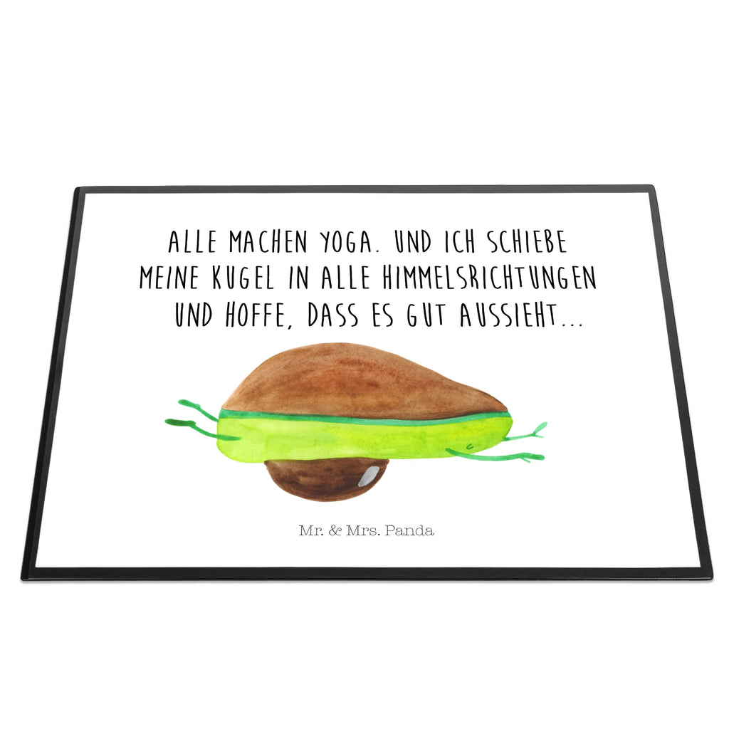 Schreibtischunterlage Avocado Yoga Schreibunterlage, Schreibtischauflage, Bürobedarf, Büroartikel, Schreibwaren, Schreibtisch Unterlagen, Schreibtischunterlage Groß, Avocado, Veggie, Vegan, Gesund, Avocado Yoga Vegan