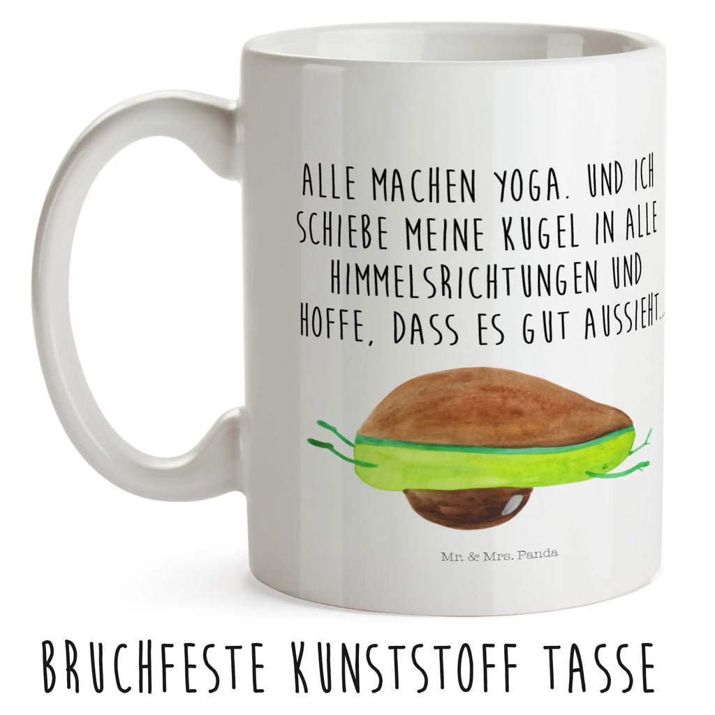 Kindertasse Avocado Yoga Kindertasse, Kinder Tasse, Kunststoff Tasse, Kindergarten Tasse, Trinkbecher, Camping Becher, Kaffeetasse, Kunststoffbecher, Kindergartenbecher, Outdoorgeschirr, Kunststoffgeschirr, Reisebecher, Reisetasse, Kinderbecher, Bruchfeste Tasse, Bruchsichere Tasse, Plastik Tasse, Plastiktasse, Avocado, Veggie, Vegan, Gesund, Avocado Yoga Vegan