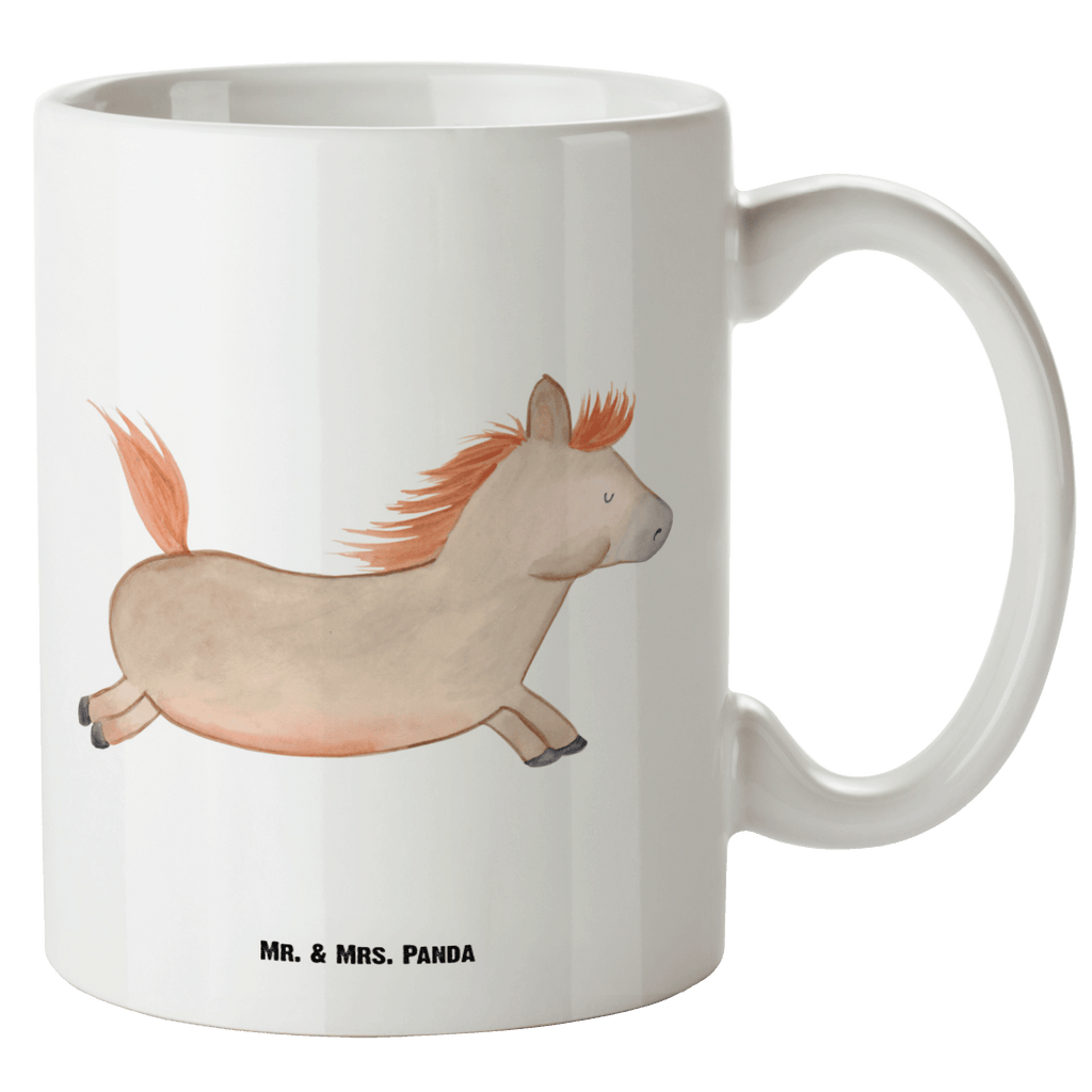 XL Tasse Pferd springt XL Tasse, Große Tasse, Grosse Kaffeetasse, XL Becher, XL Teetasse, spülmaschinenfest, Jumbo Tasse, Groß, Bauernhof, Hoftiere, Landwirt, Landwirtin, Pferd, Pony, Pferde, Stall, Pferdestall, ausreiten, reiten, Pferdebesitzer