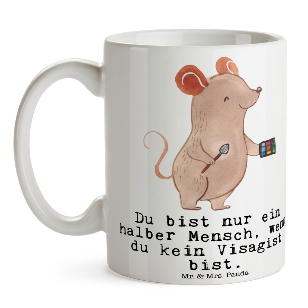 Tasse Visagist mit Herz Tasse, Kaffeetasse, Teetasse, Becher, Kaffeebecher, Teebecher, Keramiktasse, Porzellantasse, Büro Tasse, Geschenk Tasse, Tasse Sprüche, Tasse Motive, Kaffeetassen, Tasse bedrucken, Designer Tasse, Cappuccino Tassen, Schöne Teetassen, Beruf, Ausbildung, Jubiläum, Abschied, Rente, Kollege, Kollegin, Geschenk, Schenken, Arbeitskollege, Mitarbeiter, Firma, Danke, Dankeschön, Kosmetiker, Make Up Artist, Maskenbildner, Visagist, Beauty Salon, Kosmetikstudio, Eröffnung