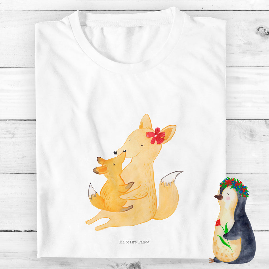 Organic Kinder T-Shirt Fuchs Mama Kinder T-Shirt, Kinder T-Shirt Mädchen, Kinder T-Shirt Jungen, Familie, Vatertag, Muttertag, Bruder, Schwester, Mama, Papa, Oma, Opa, Mutter, Tochter, Lieblingstochter, Beste Tochter, Geschenk