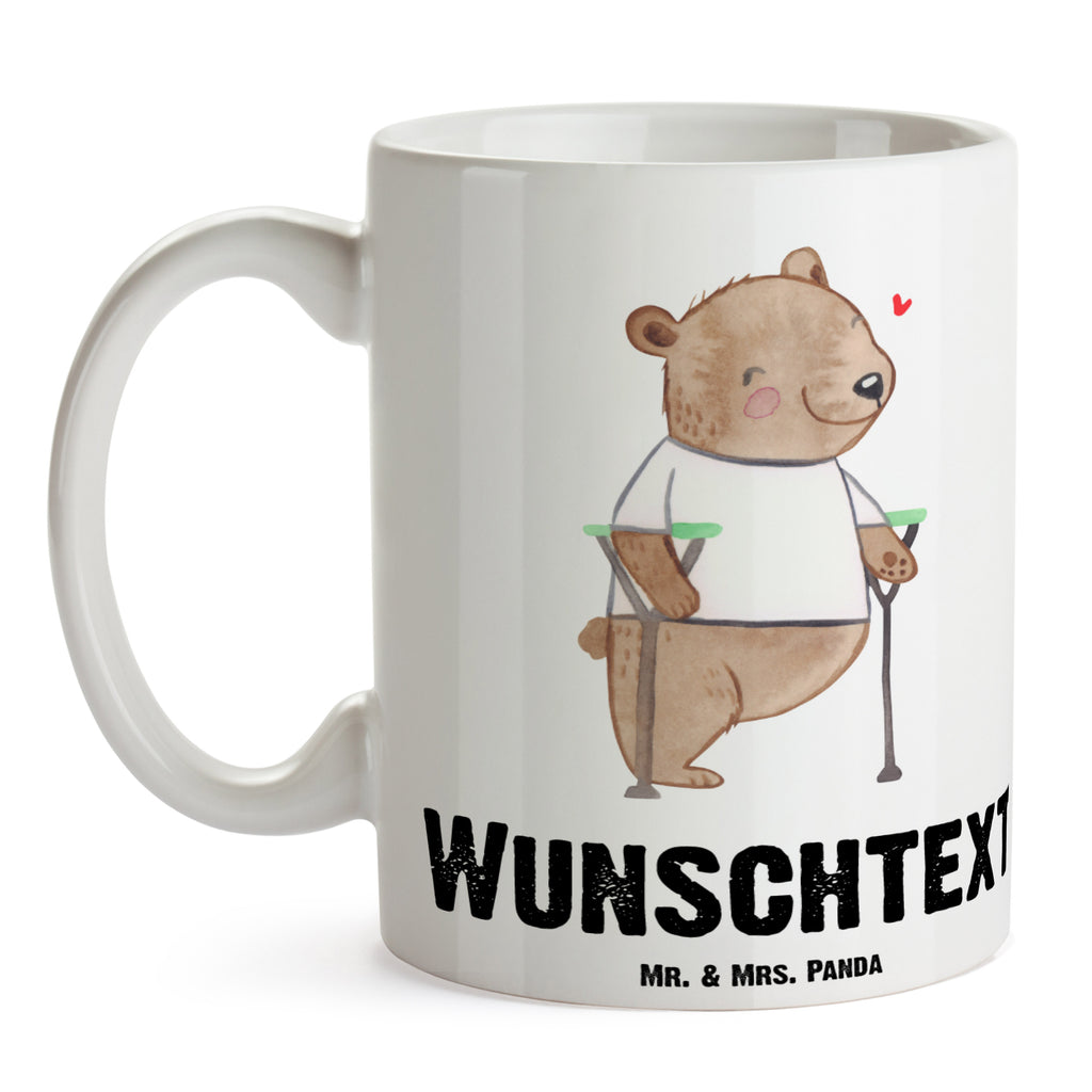 Personalisierte Tasse Bär Beinamputation Personalisierte Tasse, Namenstasse, Wunschname, Personalisiert, Tasse, Namen, Drucken, Tasse mit Namen, Bär, Amputation, Beinamputation