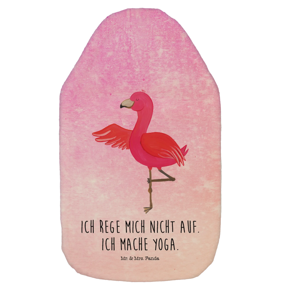 Wärmflasche Flamingo Yoga Wärmekissen, Kinderwärmflasche, Körnerkissen, Wärmflaschenbezug, Wärmflasche mit Bezug, Wärmflasche, Bettflasche, Kleine Wärmflasche, Flamingo, Vogel, Yoga, Namaste, Achtsamkeit, Yoga-Übung, Entspannung, Ärger, Aufregen, Tiefenentspannung