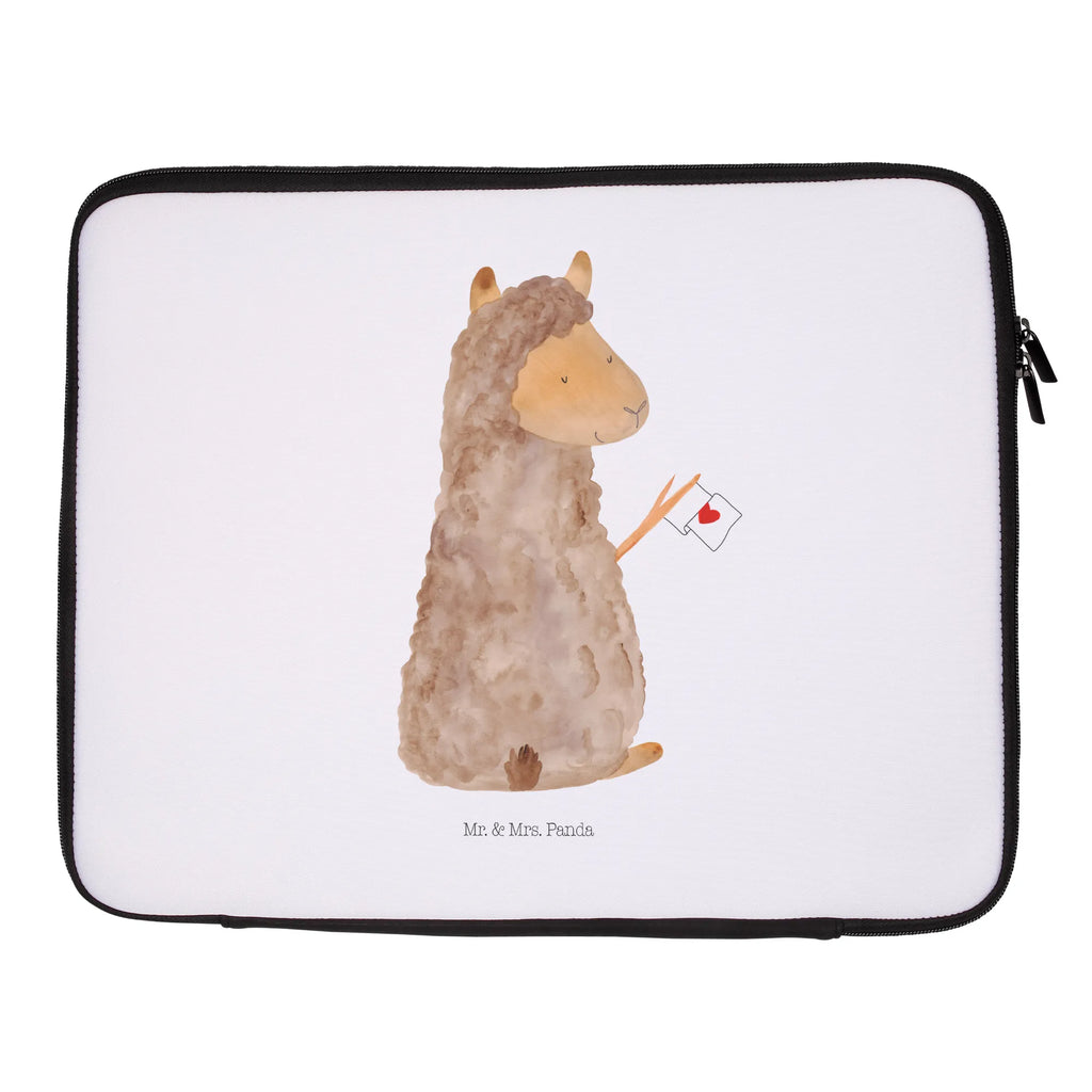 Notebook Tasche Alpaka Fahne Notebook Tasche, Laptop, Computertasche, Tasche, Notebook-Tasche, Notebook-Reisehülle, Notebook Schutz, Alpaka, Lama, Alpakas, Lamas, Liebe