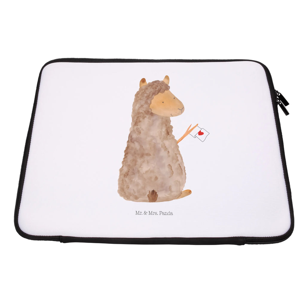 Notebook Tasche Alpaka Fahne Notebook Tasche, Laptop, Computertasche, Tasche, Notebook-Tasche, Notebook-Reisehülle, Notebook Schutz, Alpaka, Lama, Alpakas, Lamas, Liebe