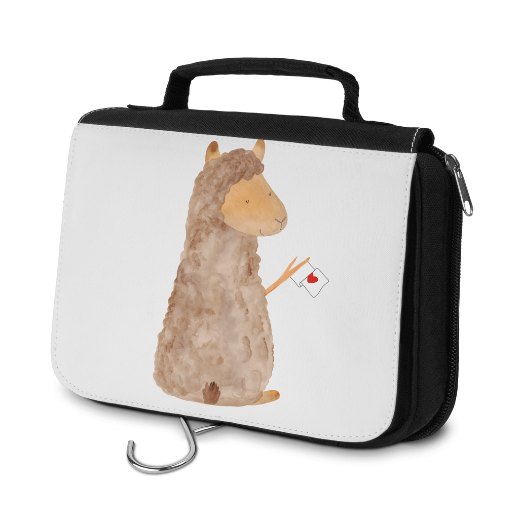 Kulturbeutel Alpaka Fahne Kulturbeutel, Zum Aufhängen, Waschtasche, Kosmetiktasche, Damen, Herren, Aufbewahrungstasche, Schminktasche, Kosmetikbeutel, Organizer, Kulturtasche, Schminkutensil, Alpaka, Lama, Alpakas, Lamas, Liebe