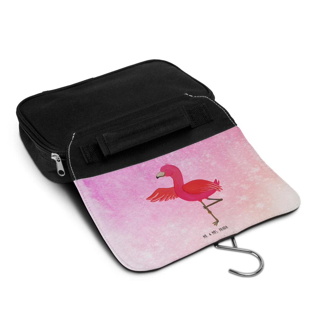 Kulturbeutel Flamingo Yoga Kulturbeutel, Zum Aufhängen, Waschtasche, Kosmetiktasche, Damen, Herren, Aufbewahrungstasche, Schminktasche, Kosmetikbeutel, Organizer, Kulturtasche, Schminkutensil, Flamingo, Vogel, Yoga, Namaste, Achtsamkeit, Yoga-Übung, Entspannung, Ärger, Aufregen, Tiefenentspannung