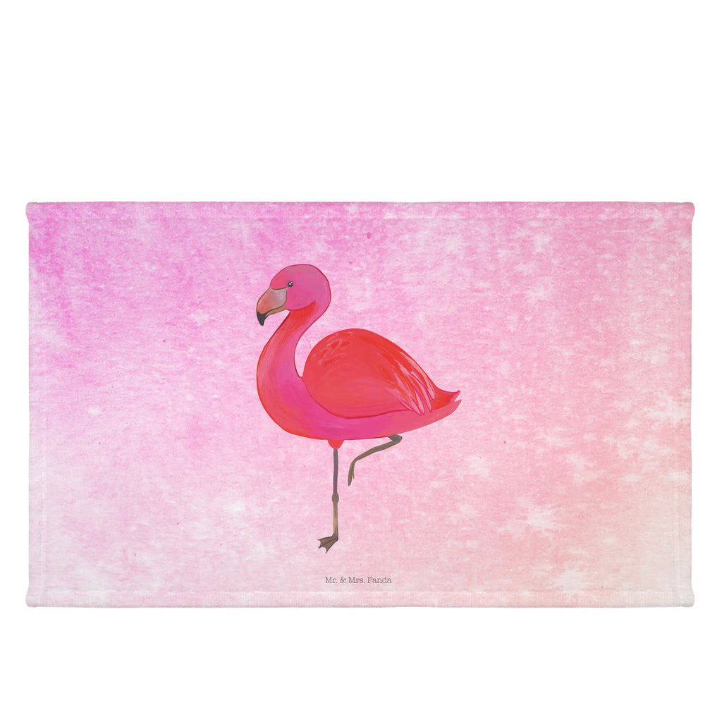 Handtuch Flamingo Classic Handtuch, Badehandtuch, Badezimmer, Handtücher, groß, Kinder, Baby, Flamingo, Einzigartig, Selbstliebe, Stolz, ich, für mich, Spruch, Freundin, Freundinnen, Außenseiter, Sohn, Tochter, Geschwister