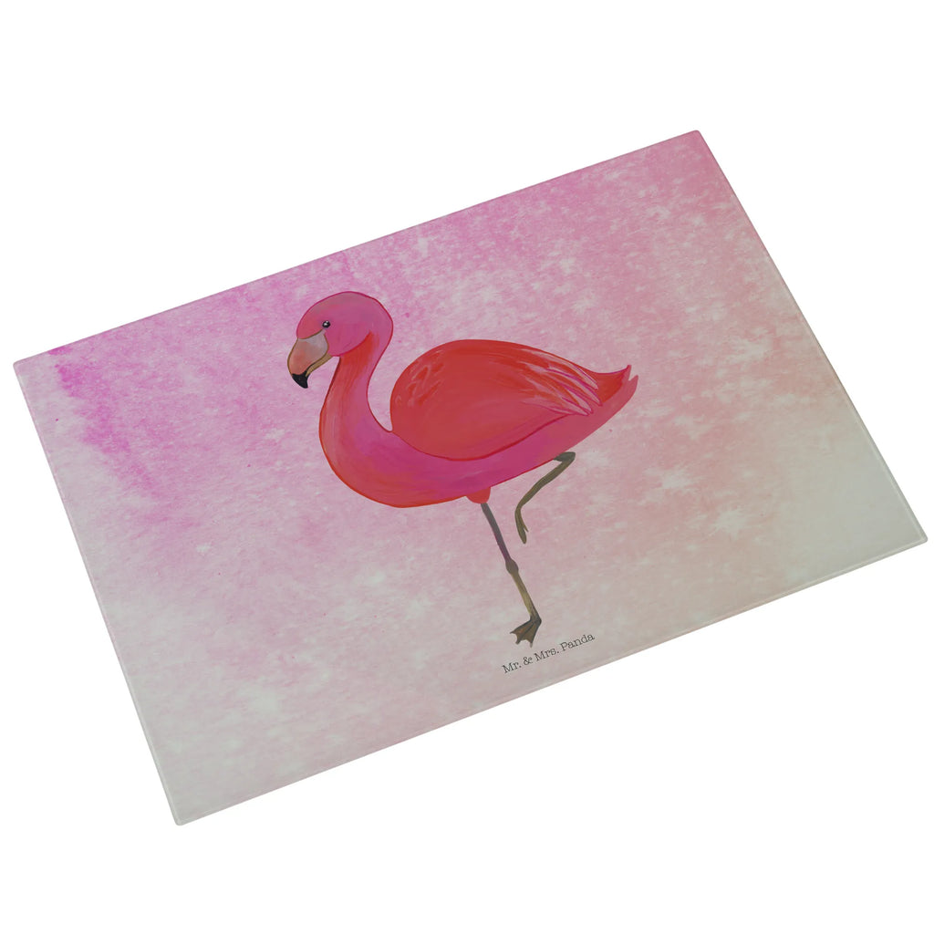 Glasschneidebrett Flamingo Classic Glasschneidebrett, Schneidebrett, Flamingo, Einzigartig, Selbstliebe, Stolz, ich, für mich, Spruch, Freundin, Freundinnen, Außenseiter, Sohn, Tochter, Geschwister