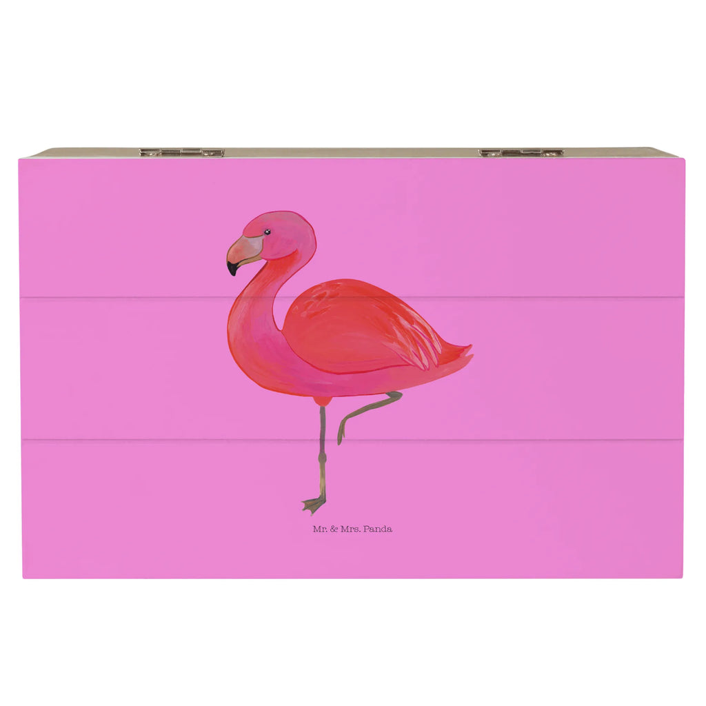 Holzkiste Flamingo Classic Holzkiste, Kiste, Schatzkiste, Truhe, Schatulle, XXL, Erinnerungsbox, Erinnerungskiste, Dekokiste, Aufbewahrungsbox, Geschenkbox, Geschenkdose, Flamingo, Einzigartig, Selbstliebe, Stolz, ich, für mich, Spruch, Freundin, Freundinnen, Außenseiter, Sohn, Tochter, Geschwister