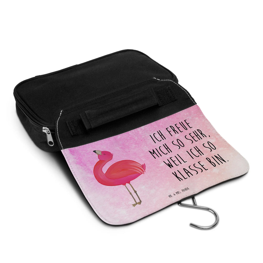 Kulturbeutel Flamingo Stolz Kulturbeutel, Zum Aufhängen, Waschtasche, Kosmetiktasche, Damen, Herren, Aufbewahrungstasche, Schminktasche, Kosmetikbeutel, Organizer, Kulturtasche, Schminkutensil, Flamingo, stolz, Freude, Selbstliebe, Selbstakzeptanz, Freundin, beste Freundin, Tochter, Mama, Schwester