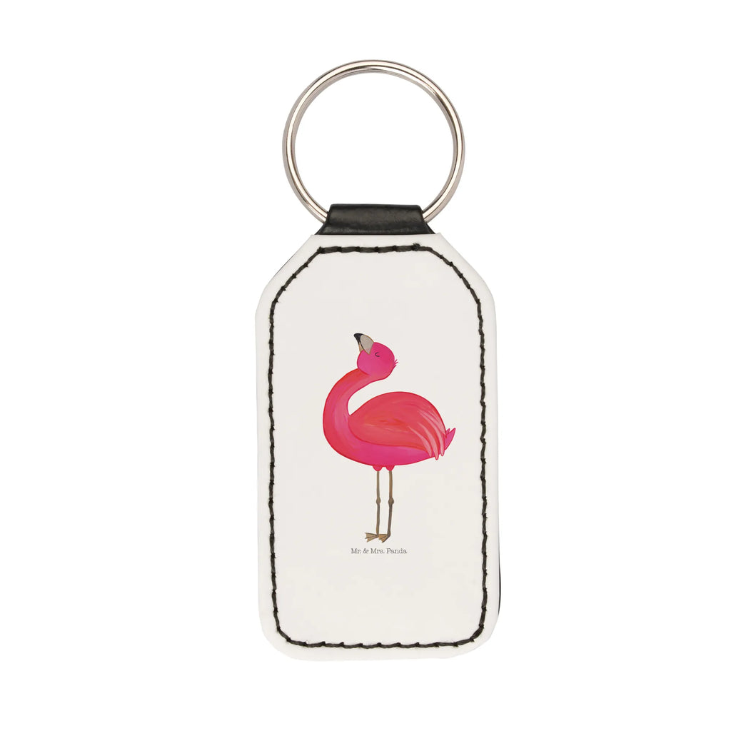 Rechteckig Schlüsselanhänger Flamingo stolz Schlüsselanhänger, Anhänger, Taschenanhänger, Glücksbringer, Schutzengel, Flamingo, stolz, Freude, Selbstliebe, Selbstakzeptanz, Freundin, beste Freundin, Tochter, Mama, Schwester