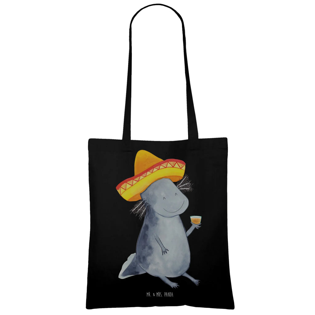 Tragetasche Axolotl Tequila Beuteltasche, Beutel, Einkaufstasche, Jutebeutel, Stoffbeutel, Tasche, Shopper, Umhängetasche, Strandtasche, Schultertasche, Stofftasche, Tragetasche, Badetasche, Jutetasche, Einkaufstüte, Laptoptasche, Axolotl, Molch, Mexico, Mexiko, Sombrero, Zitrone, Tequila, Motivation, Spruch, Schwanzlurch, Lurch, Lurche, Axolot, Feuerdrache, Feuersalamander