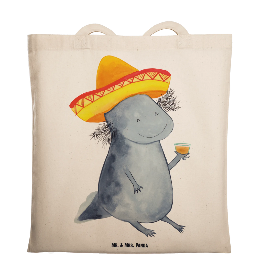 Tragetasche Axolotl Tequila Beuteltasche, Beutel, Einkaufstasche, Jutebeutel, Stoffbeutel, Tasche, Shopper, Umhängetasche, Strandtasche, Schultertasche, Stofftasche, Tragetasche, Badetasche, Jutetasche, Einkaufstüte, Laptoptasche, Axolotl, Molch, Mexico, Mexiko, Sombrero, Zitrone, Tequila, Motivation, Spruch, Schwanzlurch, Lurch, Lurche, Axolot, Feuerdrache, Feuersalamander