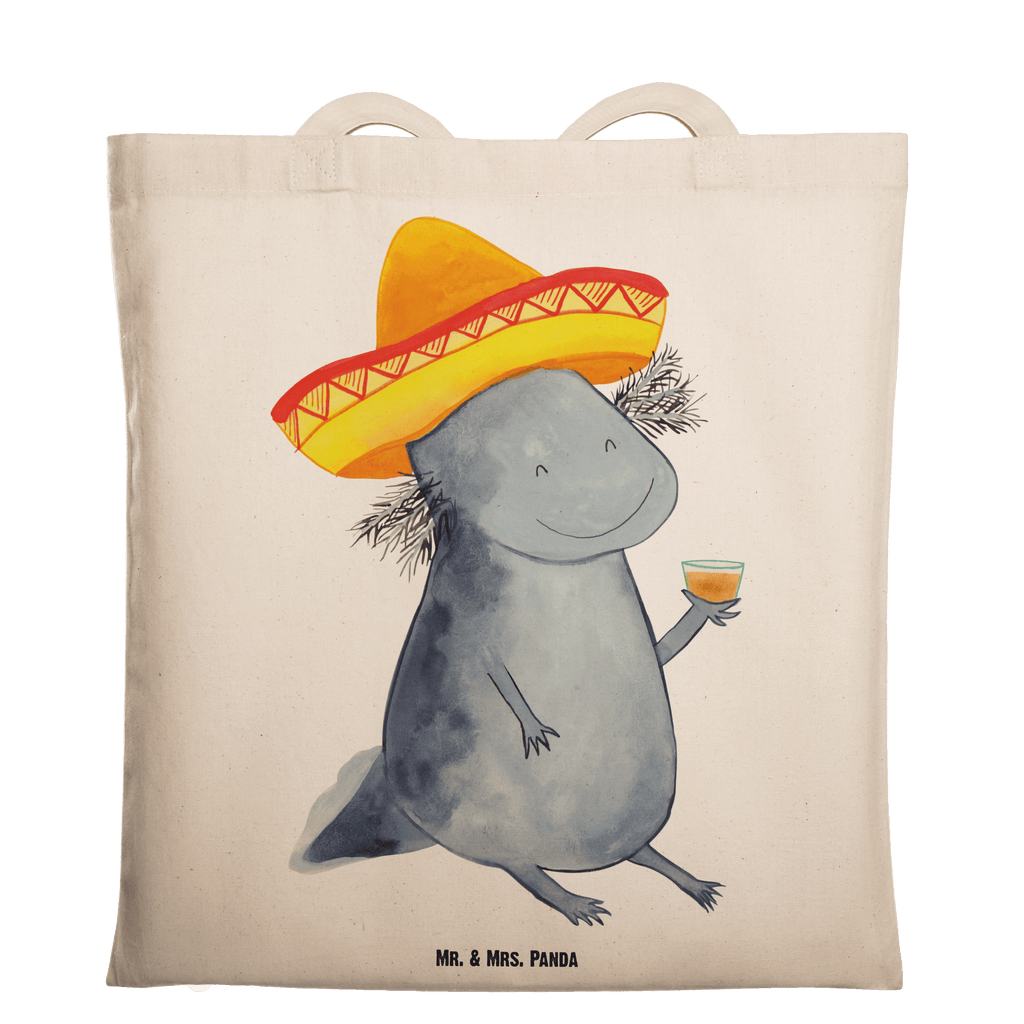 Tragetasche Axolotl Tequila Beuteltasche, Beutel, Einkaufstasche, Jutebeutel, Stoffbeutel, Tasche, Shopper, Umhängetasche, Strandtasche, Schultertasche, Stofftasche, Tragetasche, Badetasche, Jutetasche, Einkaufstüte, Laptoptasche, Axolotl, Molch, Mexico, Mexiko, Sombrero, Zitrone, Tequila, Motivation, Spruch, Schwanzlurch, Lurch, Lurche, Axolot, Feuerdrache, Feuersalamander