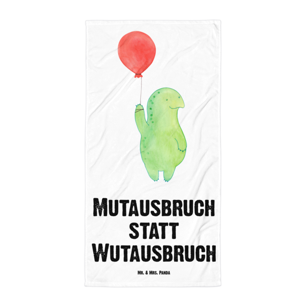 XL Badehandtuch Schildkröte Luftballon Handtuch, Badetuch, Duschtuch, Strandtuch, Saunatuch, Schildkröte, Schildkröten, Mutausbruch, Motivation, Motivationsspruch