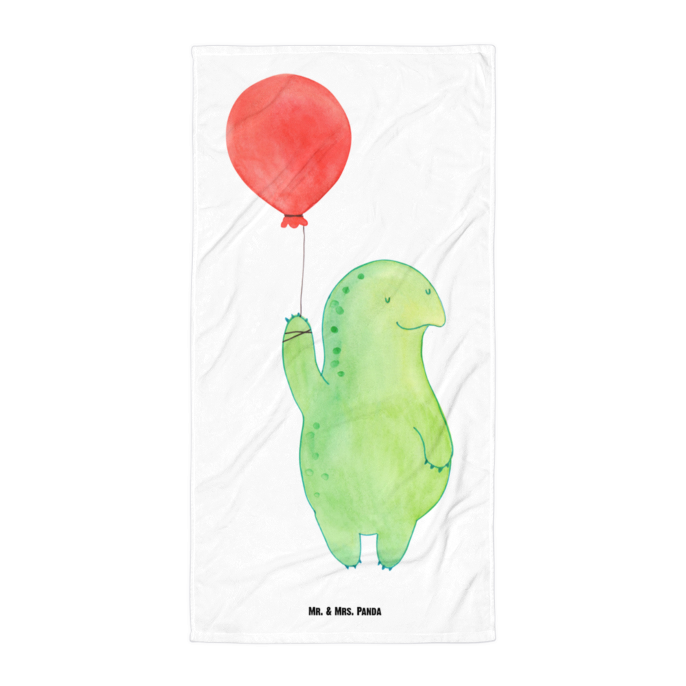 XL Badehandtuch Schildkröte Luftballon Handtuch, Badetuch, Duschtuch, Strandtuch, Saunatuch, Schildkröte, Schildkröten, Mutausbruch, Motivation, Motivationsspruch