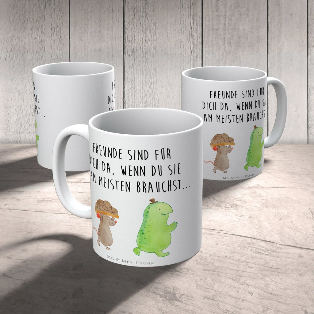 Tasse Schildkröte & Maus Tasse, Kaffeetasse, Teetasse, Becher, Kaffeebecher, Teebecher, Keramiktasse, Porzellantasse, Büro Tasse, Geschenk Tasse, Tasse Sprüche, Tasse Motive, Kaffeetassen, Tasse bedrucken, Designer Tasse, Cappuccino Tassen, Schöne Teetassen, Schildkröte, Maus, Freunde, Freundinnen, beste Freunde, beste Freundinnen