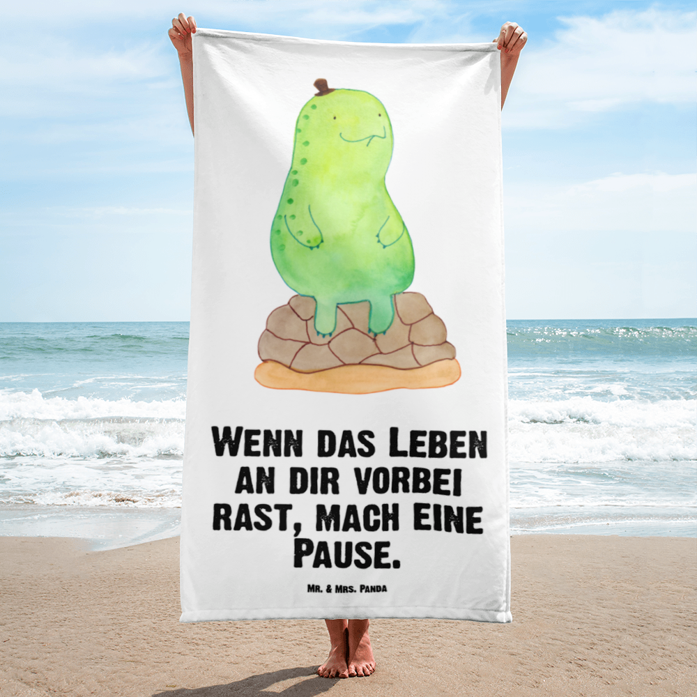 XL Badehandtuch Schildkröte Pause Handtuch, Badetuch, Duschtuch, Strandtuch, Saunatuch, Schildkröte, Achtsamkeit, Entschleunigen, achtsam