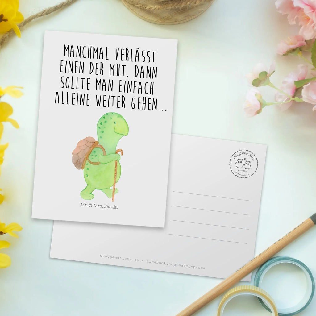 Postkarte Schildkröte Wanderer Postkarte, Karte, Geschenkkarte, Grußkarte, Einladung, Ansichtskarte, Geburtstagskarte, Einladungskarte, Dankeskarte, Ansichtskarten, Einladung Geburtstag, Einladungskarten Geburtstag, Schildkröte, Schildkröten, Motivation, Motivationsspruch, Motivationssprüche, Neuanfang