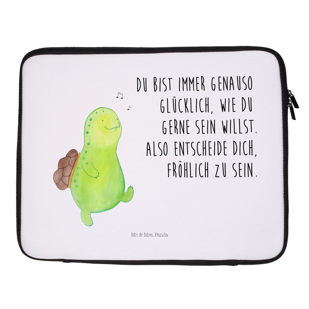 Notebook Tasche Schildkröte Pfeifen Notebook Tasche, Laptop, Computertasche, Tasche, Notebook-Tasche, Notebook-Reisehülle, Notebook Schutz, Schildkröte, Schildi, Schildkröten, fröhlich, Glück, Motivation, Lebensfreude, Depression, Trennung, Neuanfang