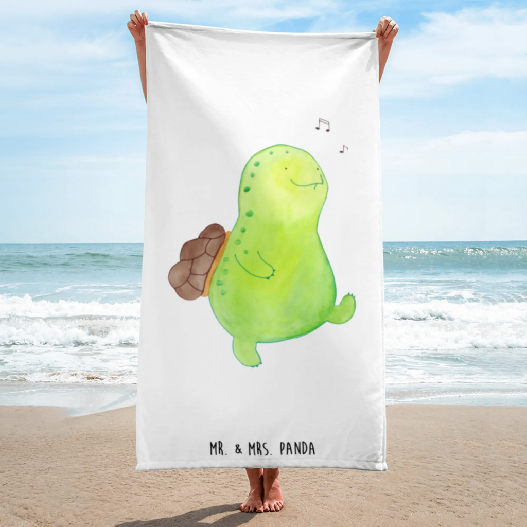 XL Badehandtuch Schildkröte Pfeifen Handtuch, Badetuch, Duschtuch, Strandtuch, Saunatuch, Schildkröte, Schildi, Schildkröten, fröhlich, Glück, Motivation, Lebensfreude, Depression, Trennung, Neuanfang