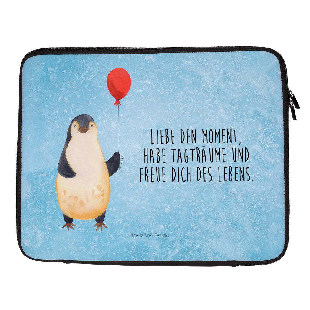 Notebook Tasche Pinguin Luftballon Notebook Tasche, Laptop, Computertasche, Tasche, Notebook-Tasche, Notebook-Reisehülle, Notebook Schutz, Pinguin, Pinguine, Luftballon, Tagträume, Lebenslust, Geschenk Freundin, Geschenkidee, beste Freundin, Motivation, Neustart, neues Leben, Liebe, Glück