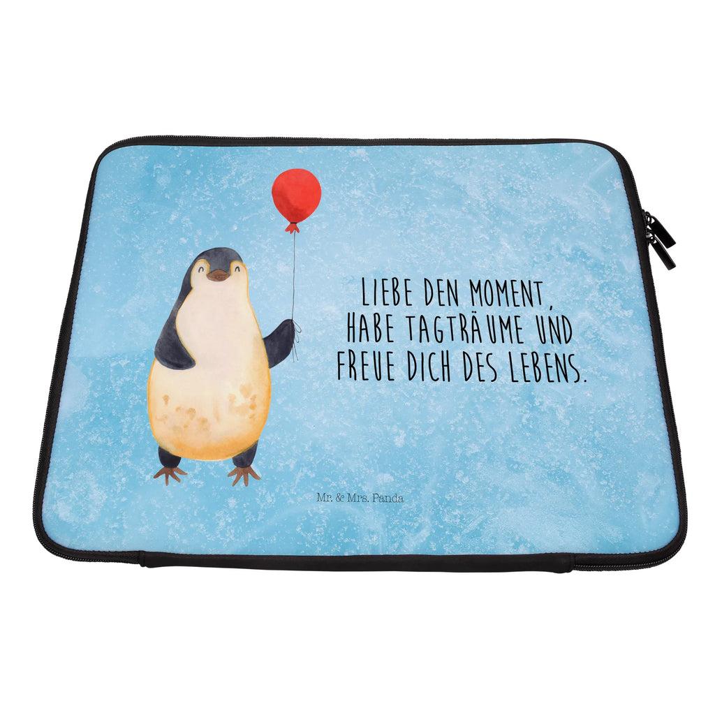 Notebook Tasche Pinguin Luftballon Notebook Tasche, Laptop, Computertasche, Tasche, Notebook-Tasche, Notebook-Reisehülle, Notebook Schutz, Pinguin, Pinguine, Luftballon, Tagträume, Lebenslust, Geschenk Freundin, Geschenkidee, beste Freundin, Motivation, Neustart, neues Leben, Liebe, Glück