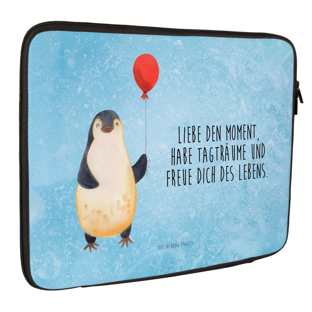 Notebook Tasche Pinguin Luftballon Notebook Tasche, Laptop, Computertasche, Tasche, Notebook-Tasche, Notebook-Reisehülle, Notebook Schutz, Pinguin, Pinguine, Luftballon, Tagträume, Lebenslust, Geschenk Freundin, Geschenkidee, beste Freundin, Motivation, Neustart, neues Leben, Liebe, Glück