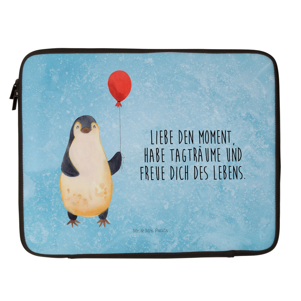 Notebook Tasche Pinguin Luftballon Notebook Tasche, Laptop, Computertasche, Tasche, Notebook-Tasche, Notebook-Reisehülle, Notebook Schutz, Pinguin, Pinguine, Luftballon, Tagträume, Lebenslust, Geschenk Freundin, Geschenkidee, beste Freundin, Motivation, Neustart, neues Leben, Liebe, Glück