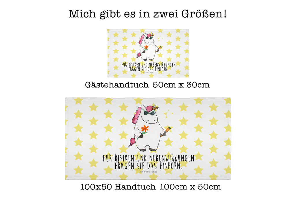 Handtuch Einhorn Woodstock Gästetuch, Reisehandtuch, Sport Handtuch, Frottier, Kinder Handtuch, Einhorn, Einhörner, Einhorn Deko, Pegasus, Unicorn, Kiffen, Joint, Zigarette, Alkohol, Party, Spaß. lustig, witzig, Woodstock