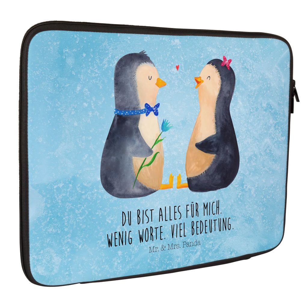 Notebook Tasche Pinguin Pärchen Notebook Tasche, Laptop, Computertasche, Tasche, Notebook-Tasche, Notebook-Reisehülle, Notebook Schutz, Pinguin, Pinguine, Liebe, Liebespaar, Liebesbeweis, Liebesgeschenk, Verlobung, Jahrestag, Hochzeitstag, Hochzeit, Hochzeitsgeschenk, große Liebe, Traumpaar