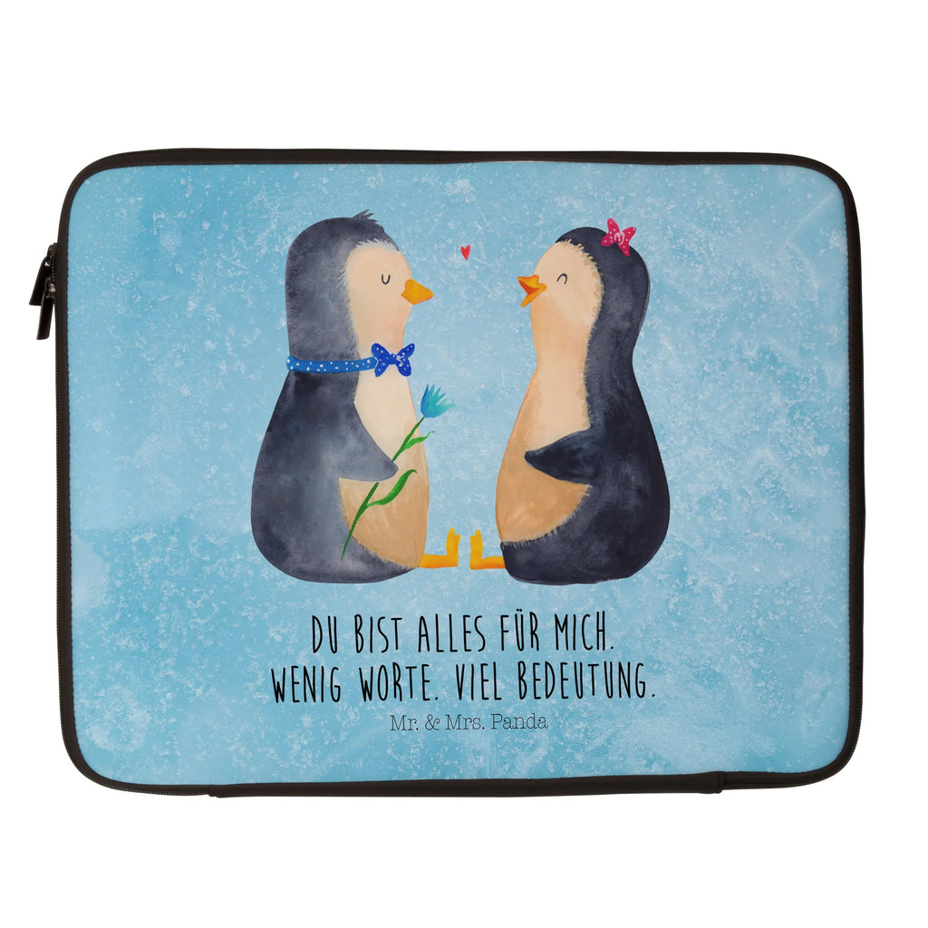 Notebook Tasche Pinguin Pärchen Notebook Tasche, Laptop, Computertasche, Tasche, Notebook-Tasche, Notebook-Reisehülle, Notebook Schutz, Pinguin, Pinguine, Liebe, Liebespaar, Liebesbeweis, Liebesgeschenk, Verlobung, Jahrestag, Hochzeitstag, Hochzeit, Hochzeitsgeschenk, große Liebe, Traumpaar