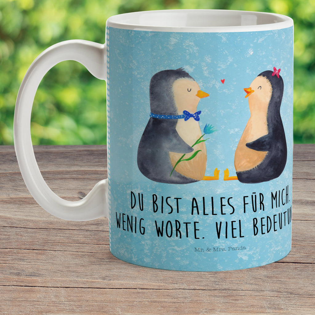 Kindertasse Pinguin Pärchen Kindertasse, Kinder Tasse, Kunststoff Tasse, Kindergarten Tasse, Trinkbecher, Camping Becher, Kaffeetasse, Kunststoffbecher, Kindergartenbecher, Outdoorgeschirr, Kunststoffgeschirr, Reisebecher, Reisetasse, Kinderbecher, Bruchfeste Tasse, Bruchsichere Tasse, Plastik Tasse, Plastiktasse, Pinguin, Pinguine, Liebe, Liebespaar, Liebesbeweis, Liebesgeschenk, Verlobung, Jahrestag, Hochzeitstag, Hochzeit, Hochzeitsgeschenk, große Liebe, Traumpaar