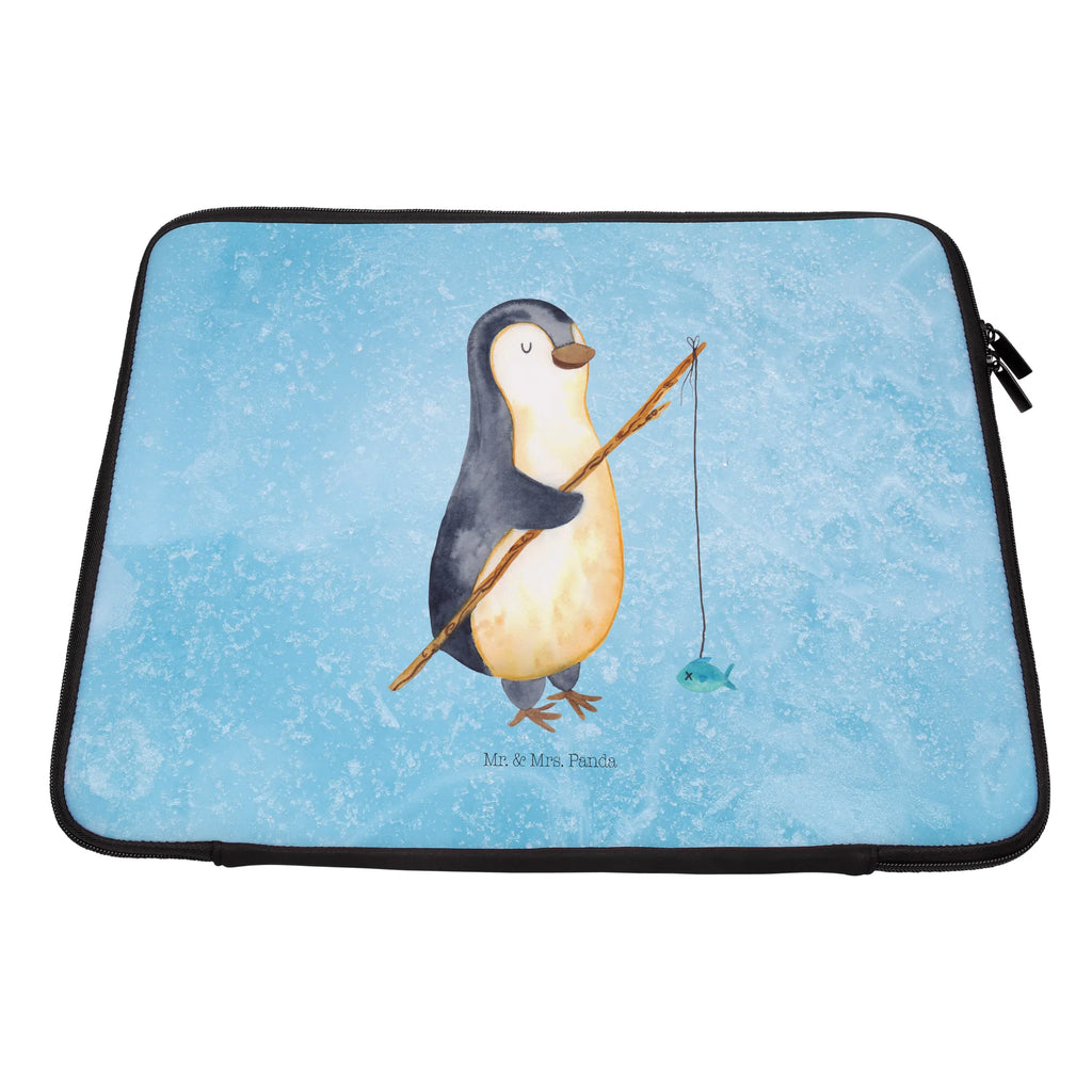 Notebook Tasche Pinguin Angler Notebook Tasche, Laptop, Computertasche, Tasche, Notebook-Tasche, Notebook-Reisehülle, Notebook Schutz, Pinguin, Pinguine, Angeln, Angler, Tagträume, Hobby, Plan, Planer, Tagesplan, Neustart, Motivation, Geschenk, Freundinnen, Geschenkidee, Urlaub, Wochenende