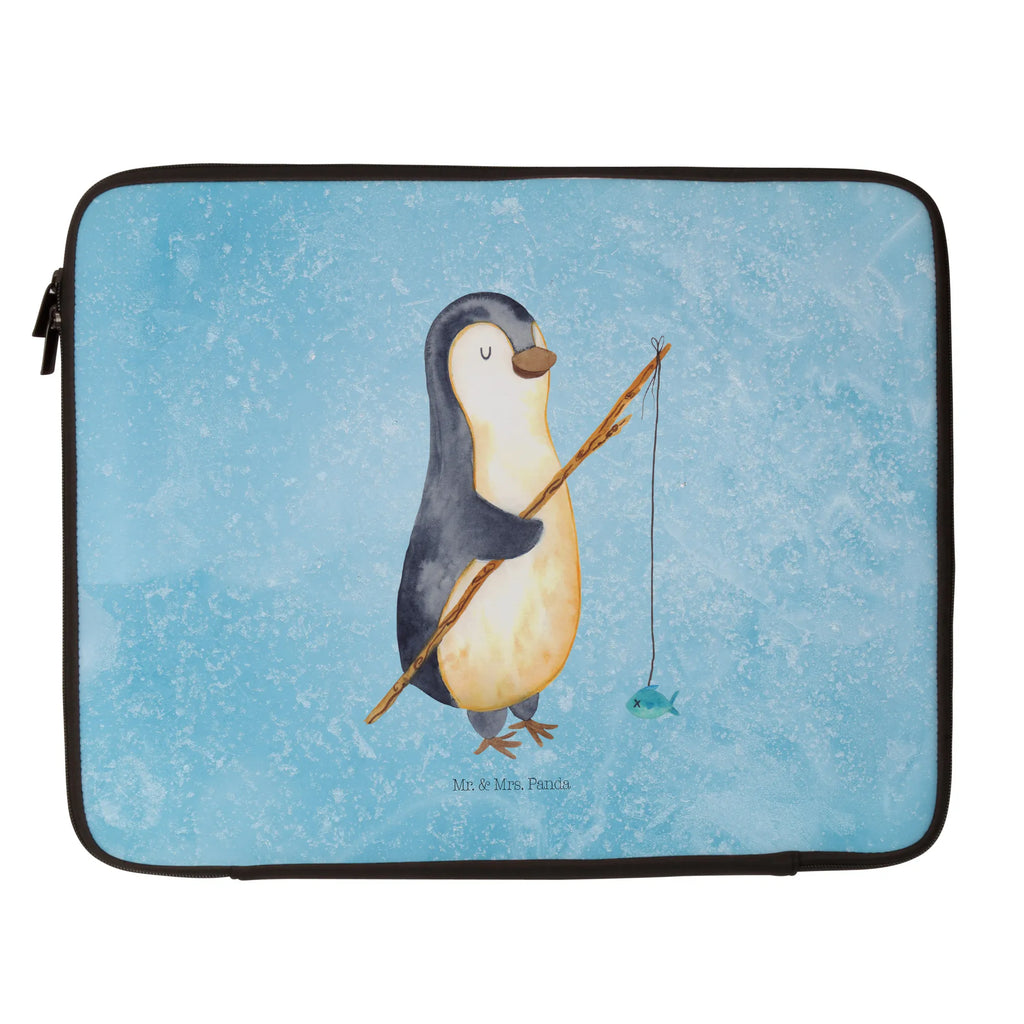 Notebook Tasche Pinguin Angler Notebook Tasche, Laptop, Computertasche, Tasche, Notebook-Tasche, Notebook-Reisehülle, Notebook Schutz, Pinguin, Pinguine, Angeln, Angler, Tagträume, Hobby, Plan, Planer, Tagesplan, Neustart, Motivation, Geschenk, Freundinnen, Geschenkidee, Urlaub, Wochenende