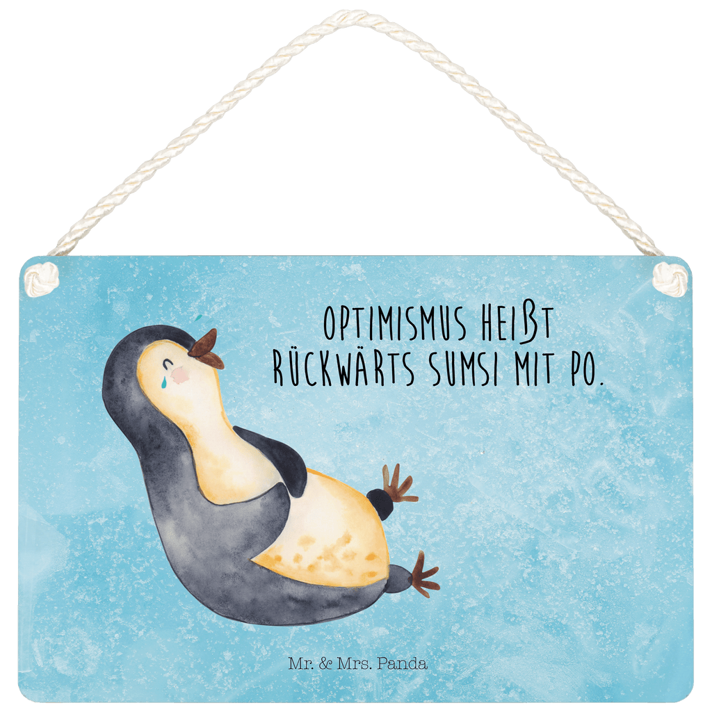 Deko Schild Pinguin Lachen Dekoschild, Deko Schild, Schild, Tür Schild, Türschild, Holzschild, Wandschild, Wanddeko, Pinguin, Pinguine, lustiger Spruch, Optimismus, Fröhlich, Lachen, Humor, Fröhlichkeit