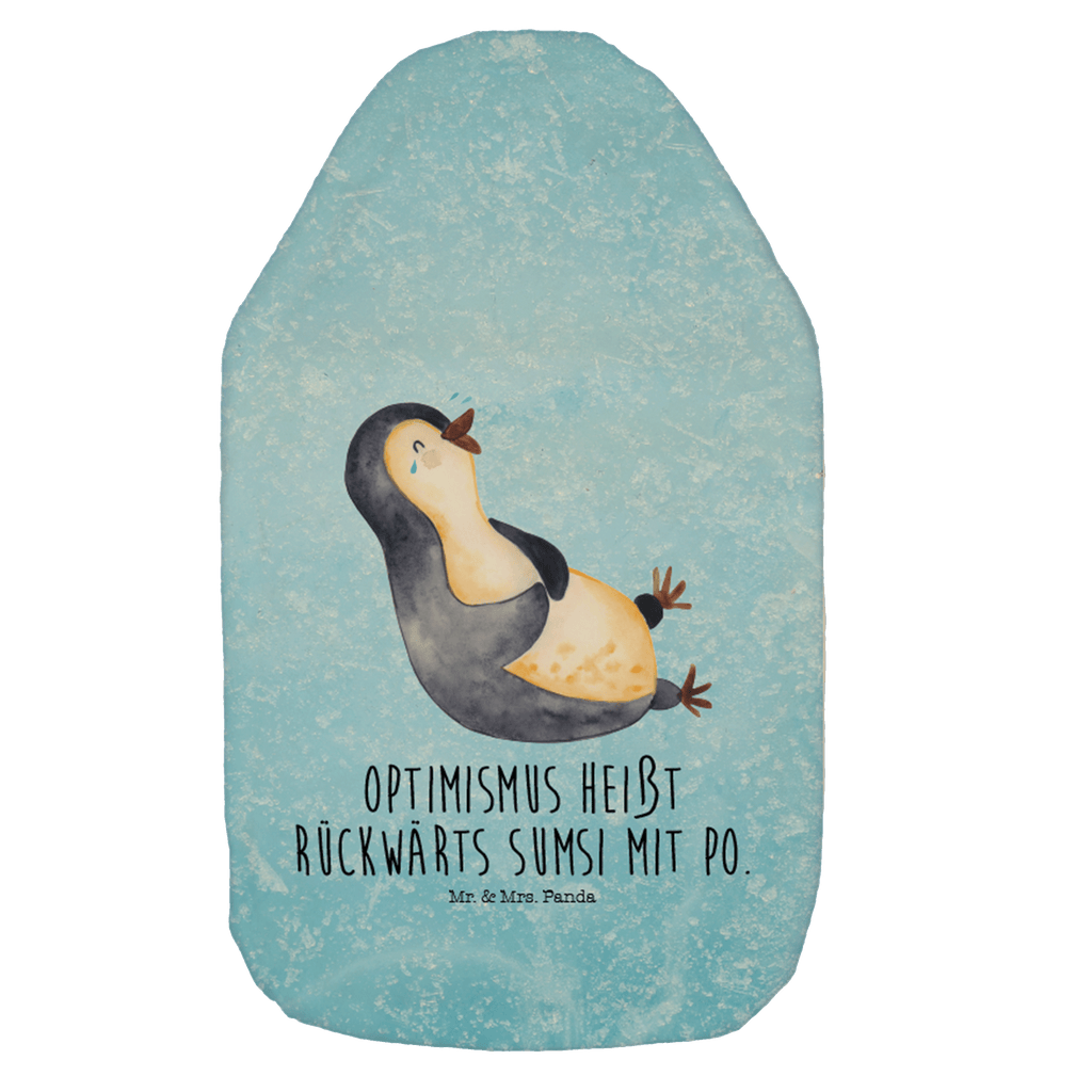 Wärmflasche Pinguin Lachen Wärmekissen, Kinderwärmflasche, Körnerkissen, Wärmflaschenbezug, Wärmflasche mit Bezug, Wärmflasche, Bettflasche, Kleine Wärmflasche, Pinguin, Pinguine, lustiger Spruch, Optimismus, Fröhlich, Lachen, Humor, Fröhlichkeit