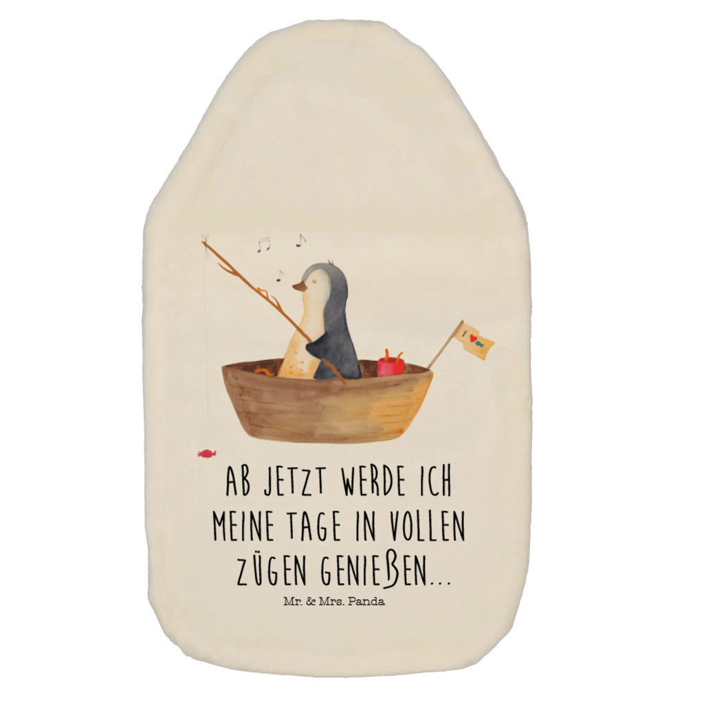 Wärmflasche Pinguin Angelboot Wärmekissen, Kinderwärmflasche, Körnerkissen, Wärmflaschenbezug, Wärmflasche mit Bezug, Wärmflasche, Bettflasche, Kleine Wärmflasche, Pinguin, Pinguine, Angeln, Boot, Angelboot, Lebenslust, Leben, genießen, Motivation, Neustart, Neuanfang, Trennung, Scheidung, Geschenkidee Liebeskummer