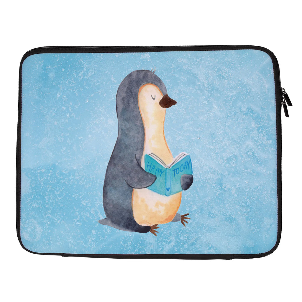 Notebook Tasche Pinguin Buch Notebook Tasche, Laptop, Computertasche, Tasche, Notebook-Tasche, Notebook-Reisehülle, Notebook Schutz, Pinguin, Pinguine, Buch, Lesen, Bücherwurm, Nichtstun, Faulenzen, Ferien, Urlaub, Freizeit