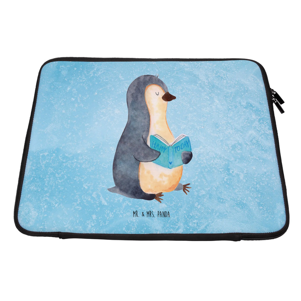 Notebook Tasche Pinguin Buch Notebook Tasche, Laptop, Computertasche, Tasche, Notebook-Tasche, Notebook-Reisehülle, Notebook Schutz, Pinguin, Pinguine, Buch, Lesen, Bücherwurm, Nichtstun, Faulenzen, Ferien, Urlaub, Freizeit