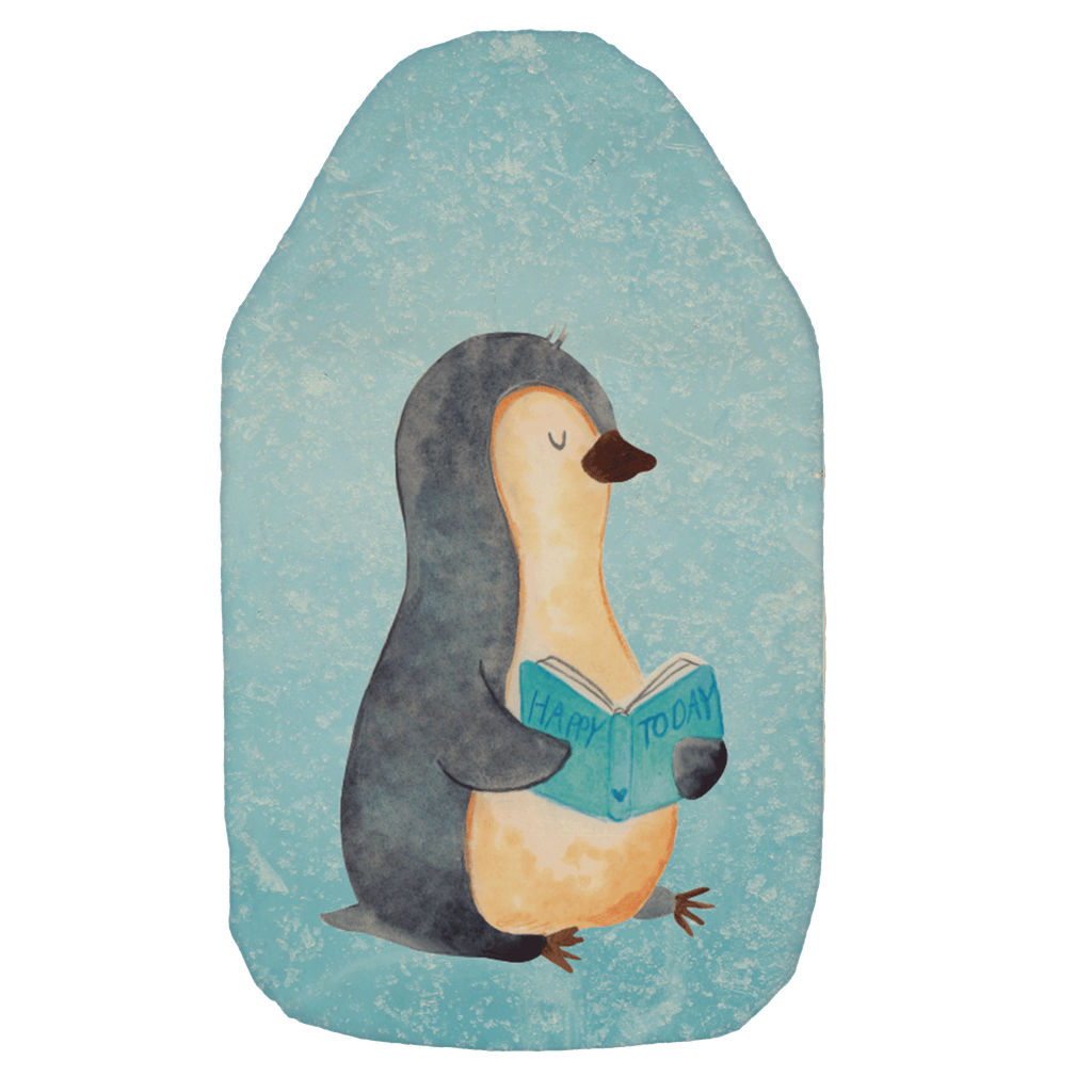 Wärmflasche Pinguin Buch Wärmekissen, Kinderwärmflasche, Körnerkissen, Wärmflaschenbezug, Wärmflasche mit Bezug, Wärmflasche, Bettflasche, Kleine Wärmflasche, Pinguin, Pinguine, Buch, Lesen, Bücherwurm, Nichtstun, Faulenzen, Ferien, Urlaub, Freizeit