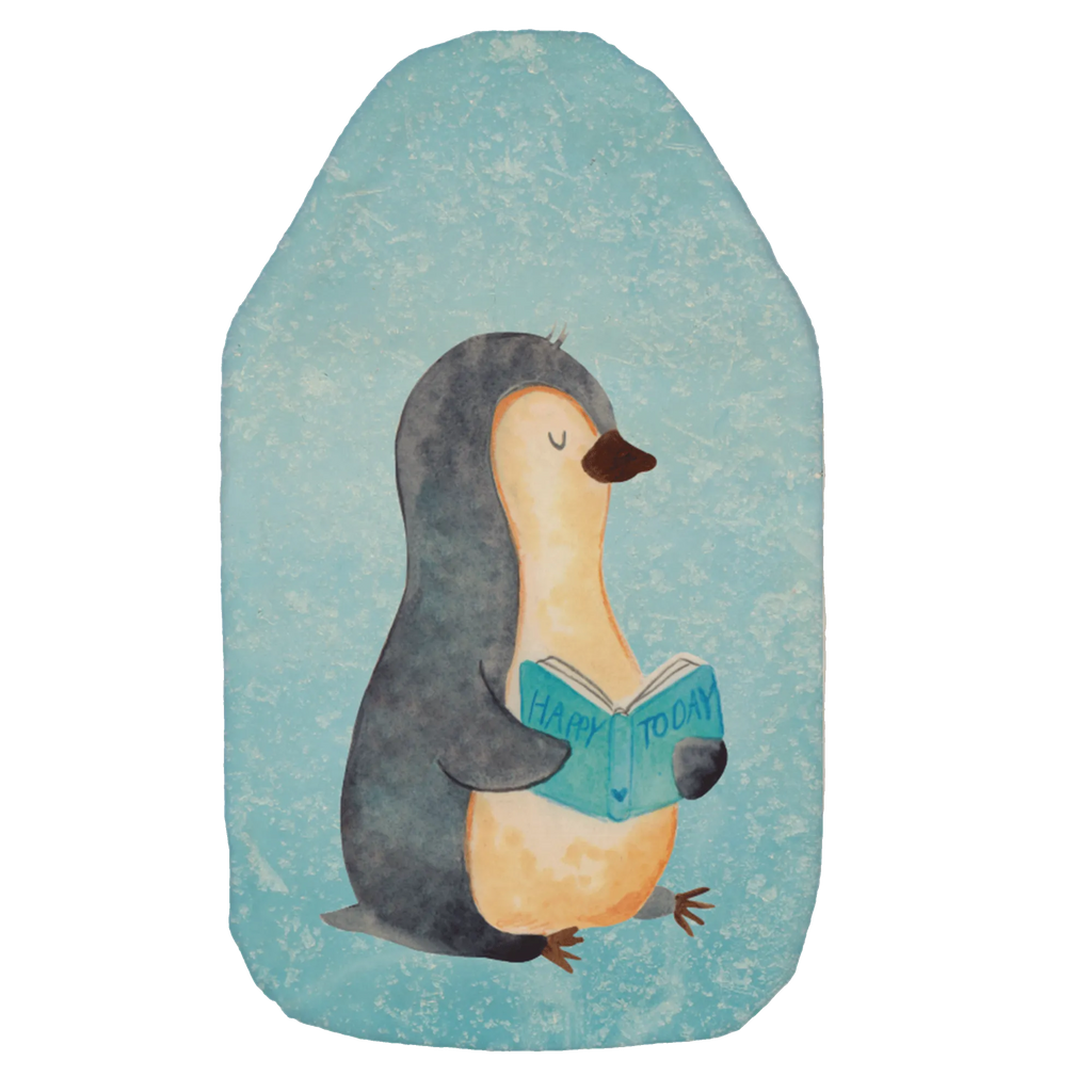 Wärmflasche Pinguin Buch Wärmekissen, Kinderwärmflasche, Körnerkissen, Wärmflaschenbezug, Wärmflasche mit Bezug, Wärmflasche, Bettflasche, Kleine Wärmflasche, Pinguin, Pinguine, Buch, Lesen, Bücherwurm, Nichtstun, Faulenzen, Ferien, Urlaub, Freizeit