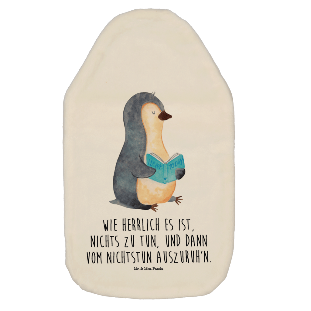 Wärmflasche Pinguin Buch Wärmekissen, Kinderwärmflasche, Körnerkissen, Wärmflaschenbezug, Wärmflasche mit Bezug, Wärmflasche, Bettflasche, Kleine Wärmflasche, Pinguin, Pinguine, Buch, Lesen, Bücherwurm, Nichtstun, Faulenzen, Ferien, Urlaub, Freizeit