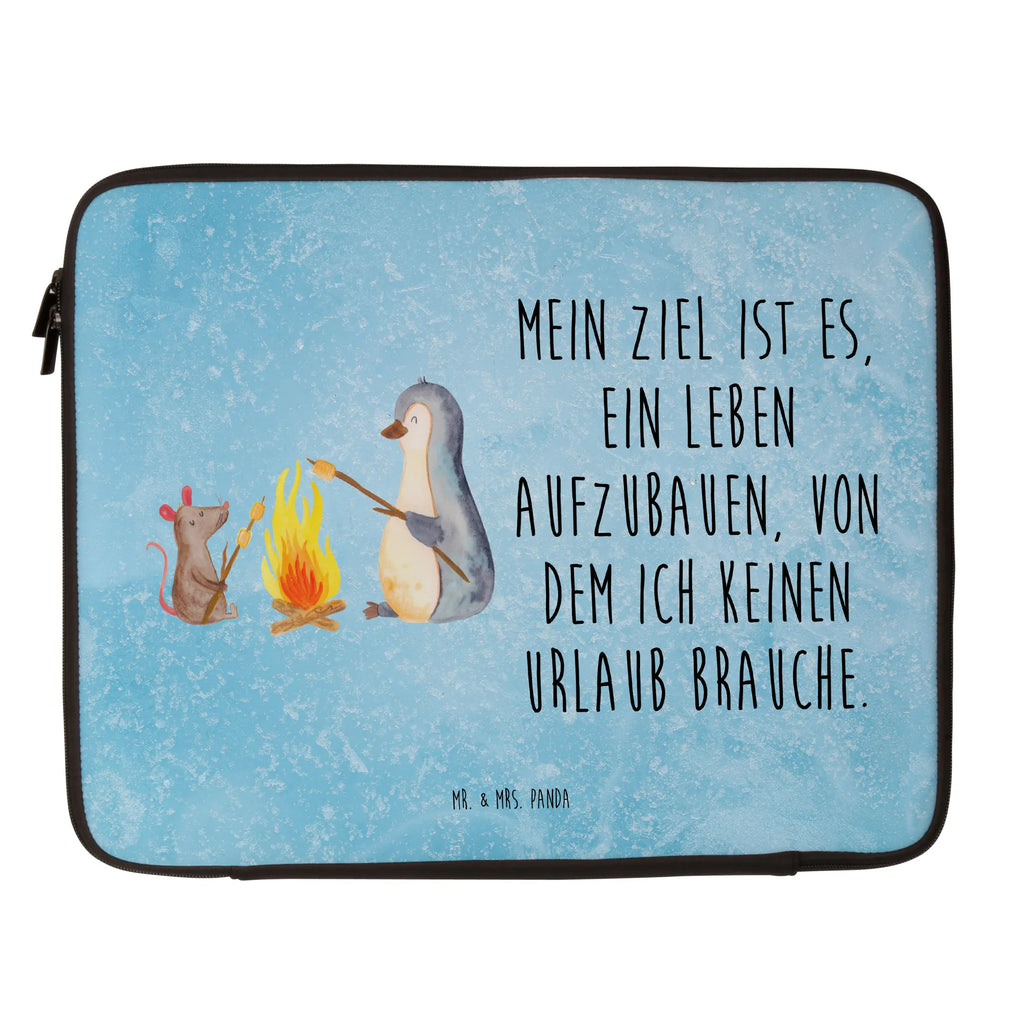 Notebook Tasche Pinguin Lagerfeuer Notebook Tasche, Laptop, Computertasche, Tasche, Notebook-Tasche, Notebook-Reisehülle, Notebook Schutz, Pinguin, Maus, Pinguine, Lagerfeuer, Leben, Arbeit, Job, Motivation, Büro, Büroalltag, Lebensspruch, Lebensmotivation, Neustart, Liebe, grillen, Feuer, Marshmallows