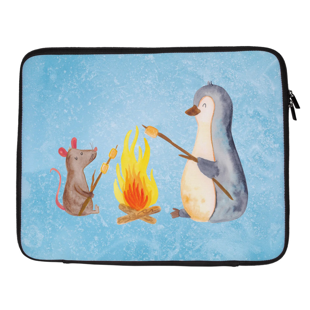 Notebook Tasche Pinguin Lagerfeuer Notebook Tasche, Laptop, Computertasche, Tasche, Notebook-Tasche, Notebook-Reisehülle, Notebook Schutz, Pinguin, Maus, Pinguine, Lagerfeuer, Leben, Arbeit, Job, Motivation, Büro, Büroalltag, Lebensspruch, Lebensmotivation, Neustart, Liebe, grillen, Feuer, Marshmallows