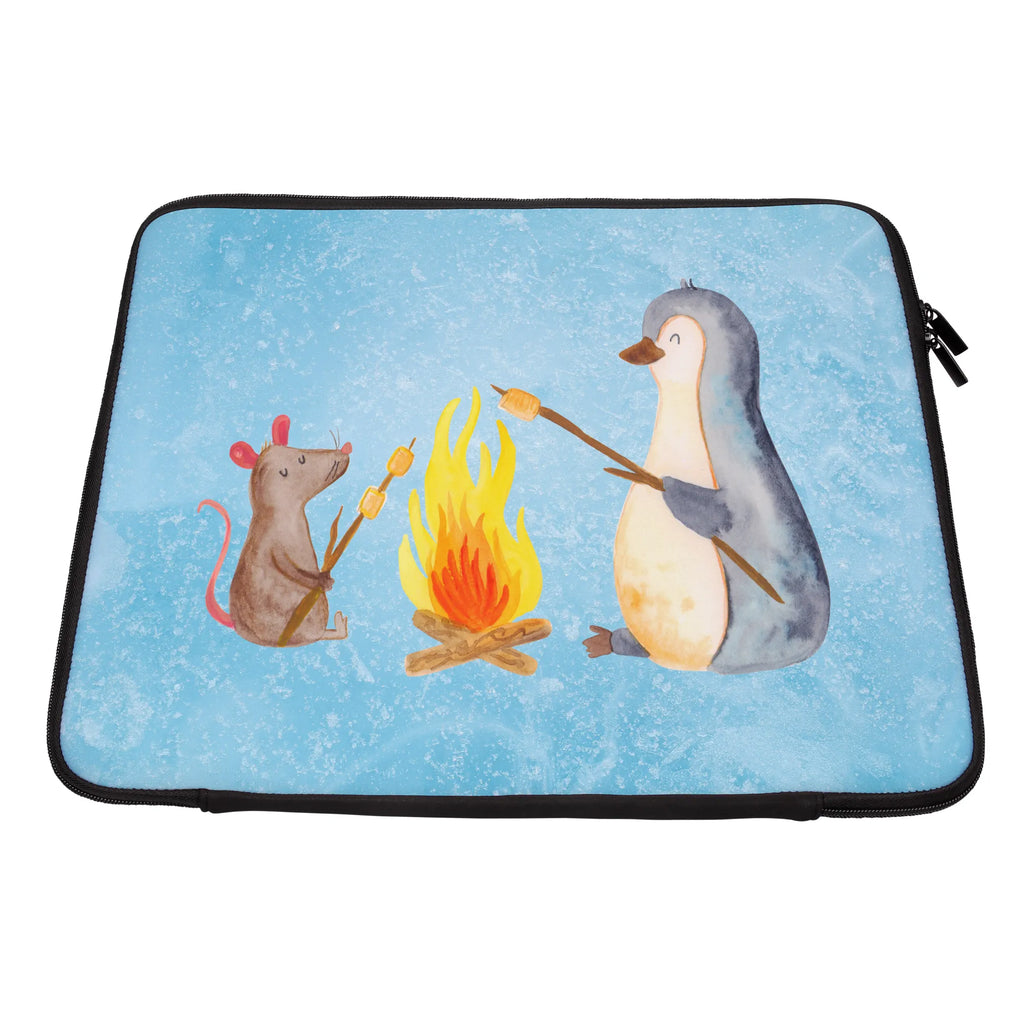 Notebook Tasche Pinguin Lagerfeuer Notebook Tasche, Laptop, Computertasche, Tasche, Notebook-Tasche, Notebook-Reisehülle, Notebook Schutz, Pinguin, Maus, Pinguine, Lagerfeuer, Leben, Arbeit, Job, Motivation, Büro, Büroalltag, Lebensspruch, Lebensmotivation, Neustart, Liebe, grillen, Feuer, Marshmallows