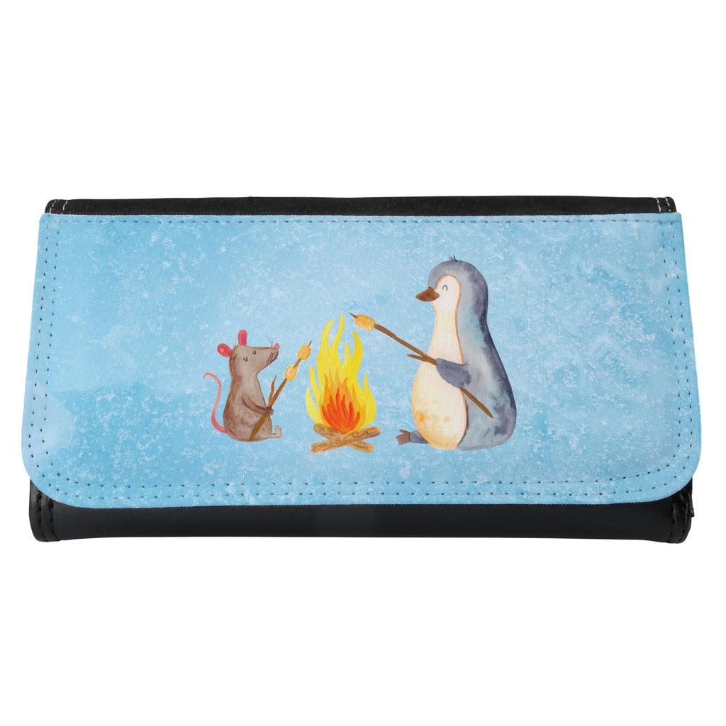 Damen Portemonnaie Pinguin Lagerfeuer Portemonnaie, Portemonee, Geldbörse, Damen, Groß, XXL, Geldbeutel, Portemonnaies, Pinguin, Maus, Pinguine, Lagerfeuer, Leben, Arbeit, Job, Motivation, Büro, Büroalltag, Lebensspruch, Lebensmotivation, Neustart, Liebe, grillen, Feuer, Marshmallows