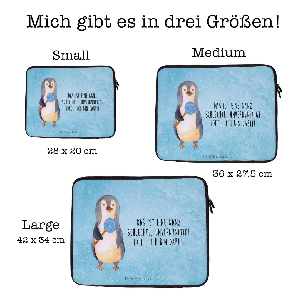 Notebook Tasche Pinguin Lolli Notebook Tasche, Laptop, Computertasche, Tasche, Notebook-Tasche, Notebook-Reisehülle, Notebook Schutz, Pinguin, Pinguine, Lolli, Süßigkeiten, Blödsinn, Spruch, Rebell, Gauner, Ganove, Rabauke