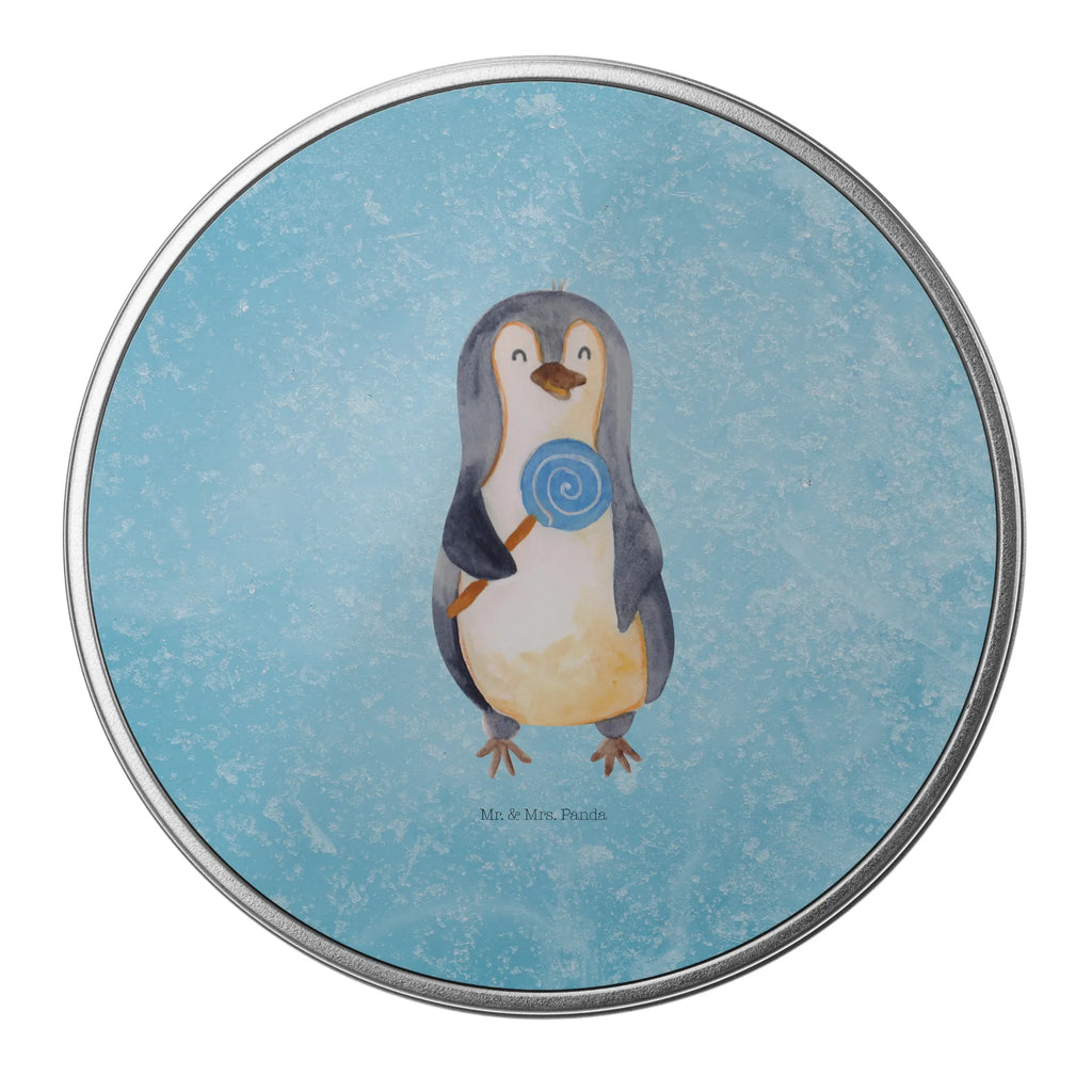 Blechdose rund Pinguin Lolli Metalldose, Keksdose, Dose, Vorratsdose, Geschenkbox, Lunchbox, Aufbewahrungsbox, Vorratsdosen, Metallkiste, Metallbox, Metallboxen, Aufbewahrungskiste, Geschenkkiste, Blechdosen mit Deckel, Metallkiste mit Deckel, Vorratsdosen mit Deckel, Metall Dose, Pinguin, Pinguine, Lolli, Süßigkeiten, Blödsinn, Spruch, Rebell, Gauner, Ganove, Rabauke